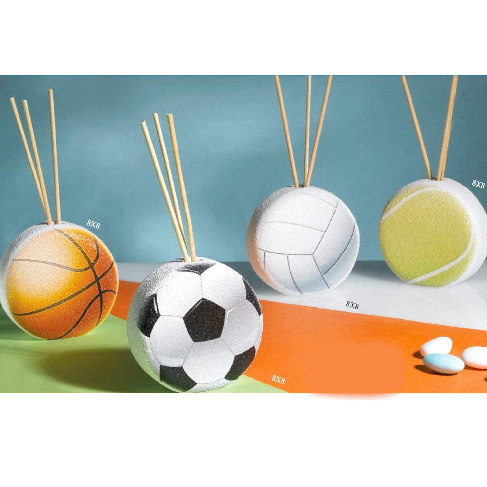 Bomboniere Profumatore Tema Calcio e Sport con bastoncini Profumatori Albalu Bomboniere