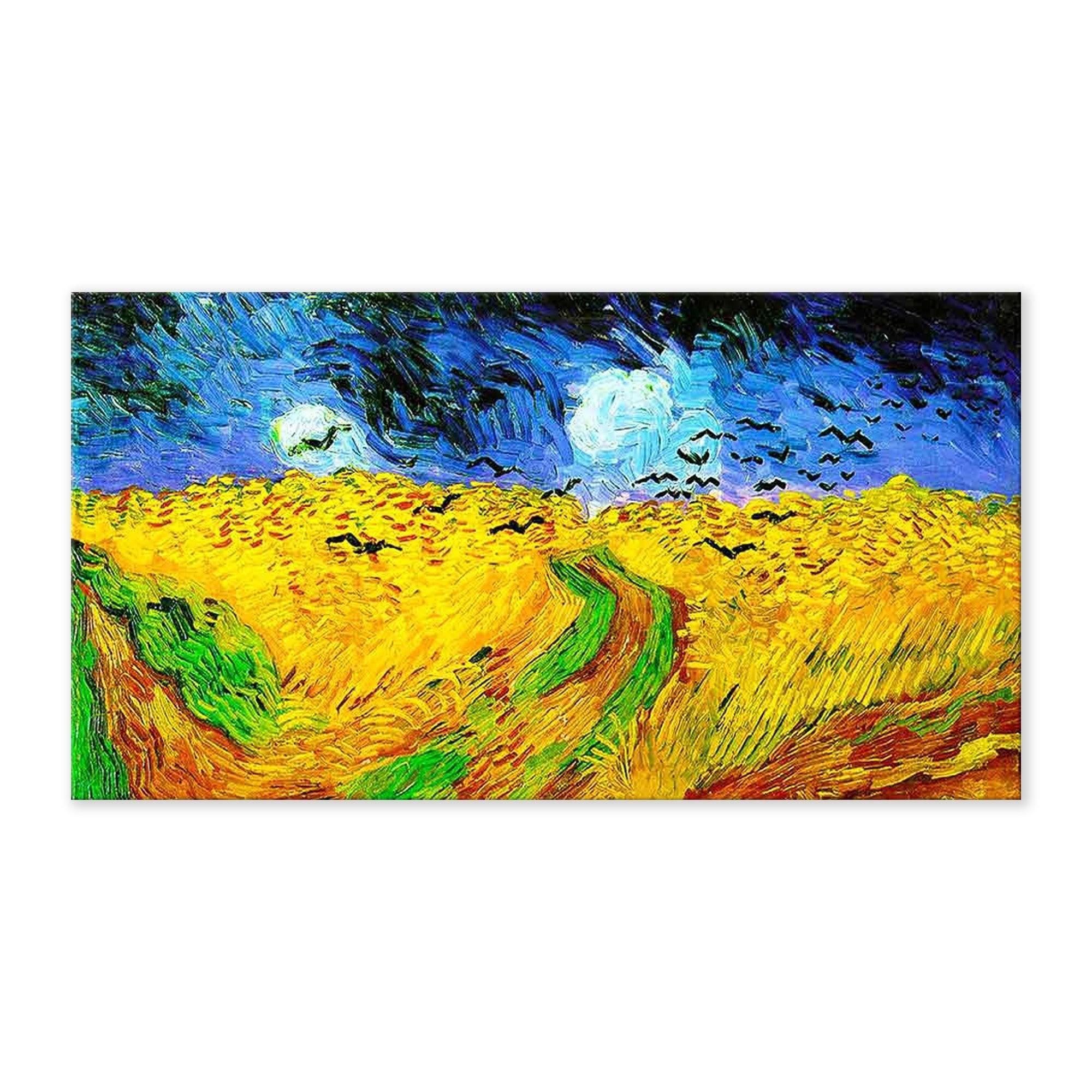 Campo di Grano Con Volo di Corvi (Van-Gogh) Riproduzione Quadro su Tela Quadri in Tela Albalu Bomboniere