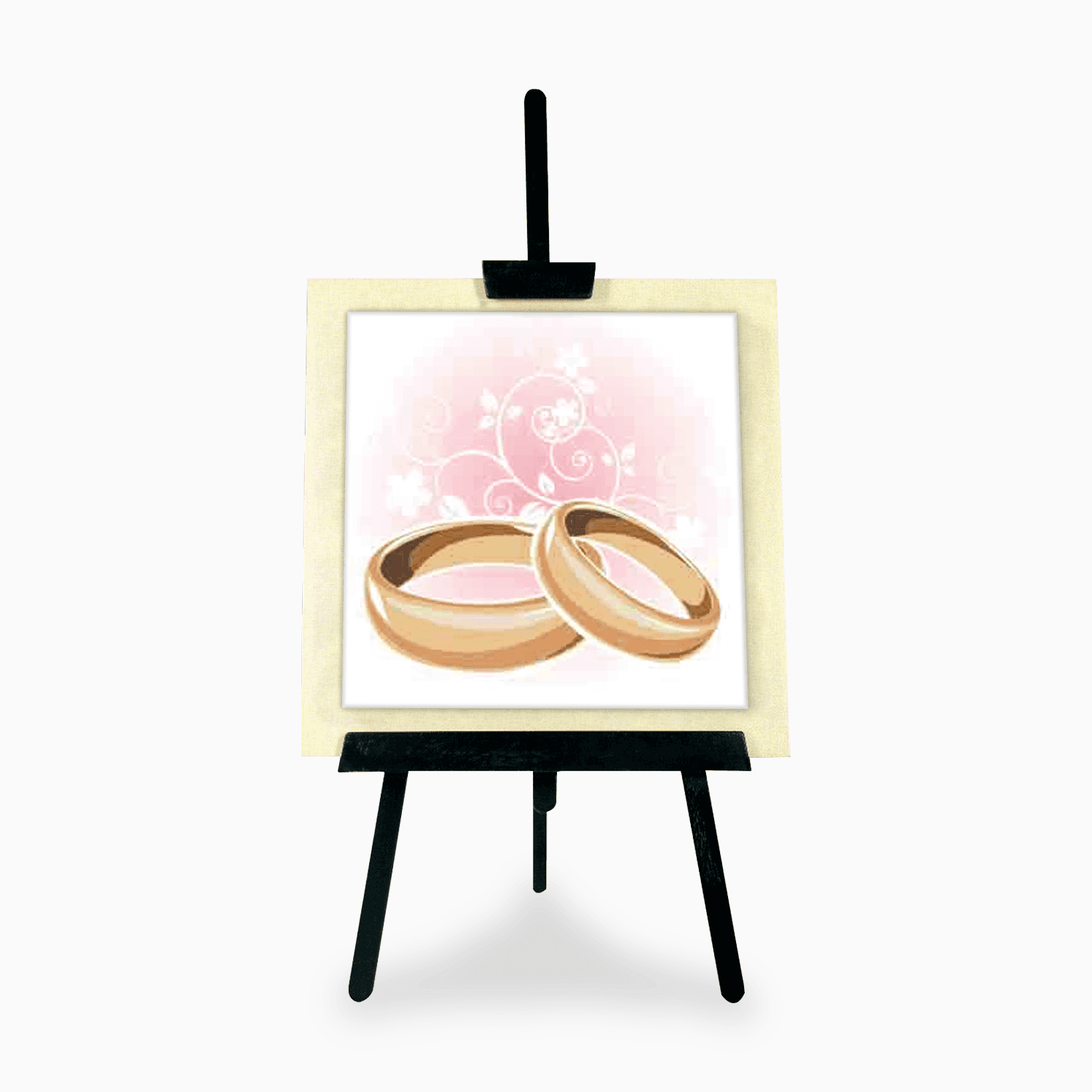 Bomboniera Quadretto Cavalletto Tema Nozze Anniversario Matrimonio