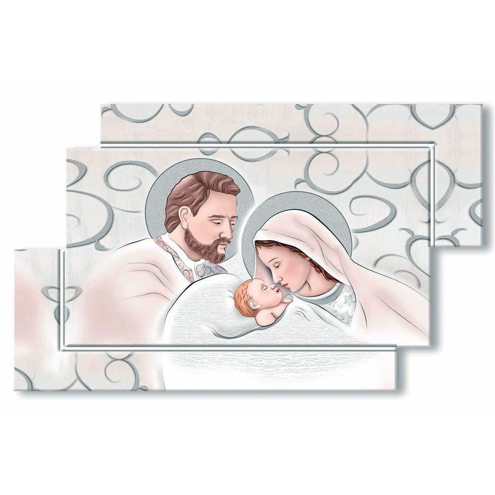 Quadro Legno Sacra Famiglia Rettangolare Quadri in Legno Albalu Bomboniere