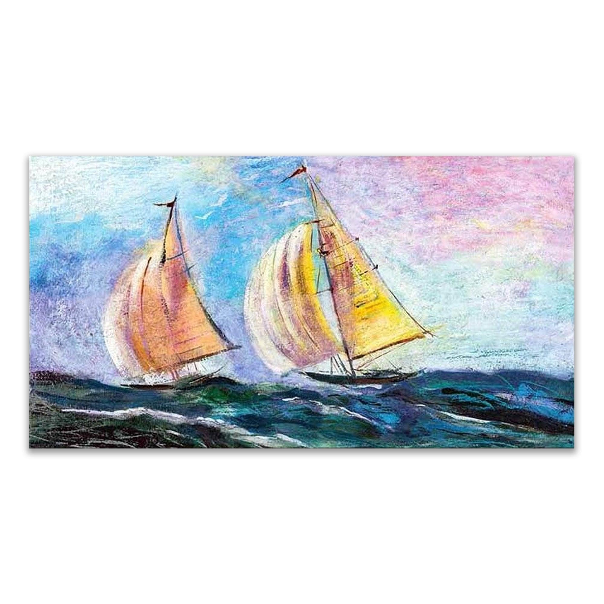 Quadro Mare e Barche Stampa su Tela Quadri in Tela Albalu Bomboniere
