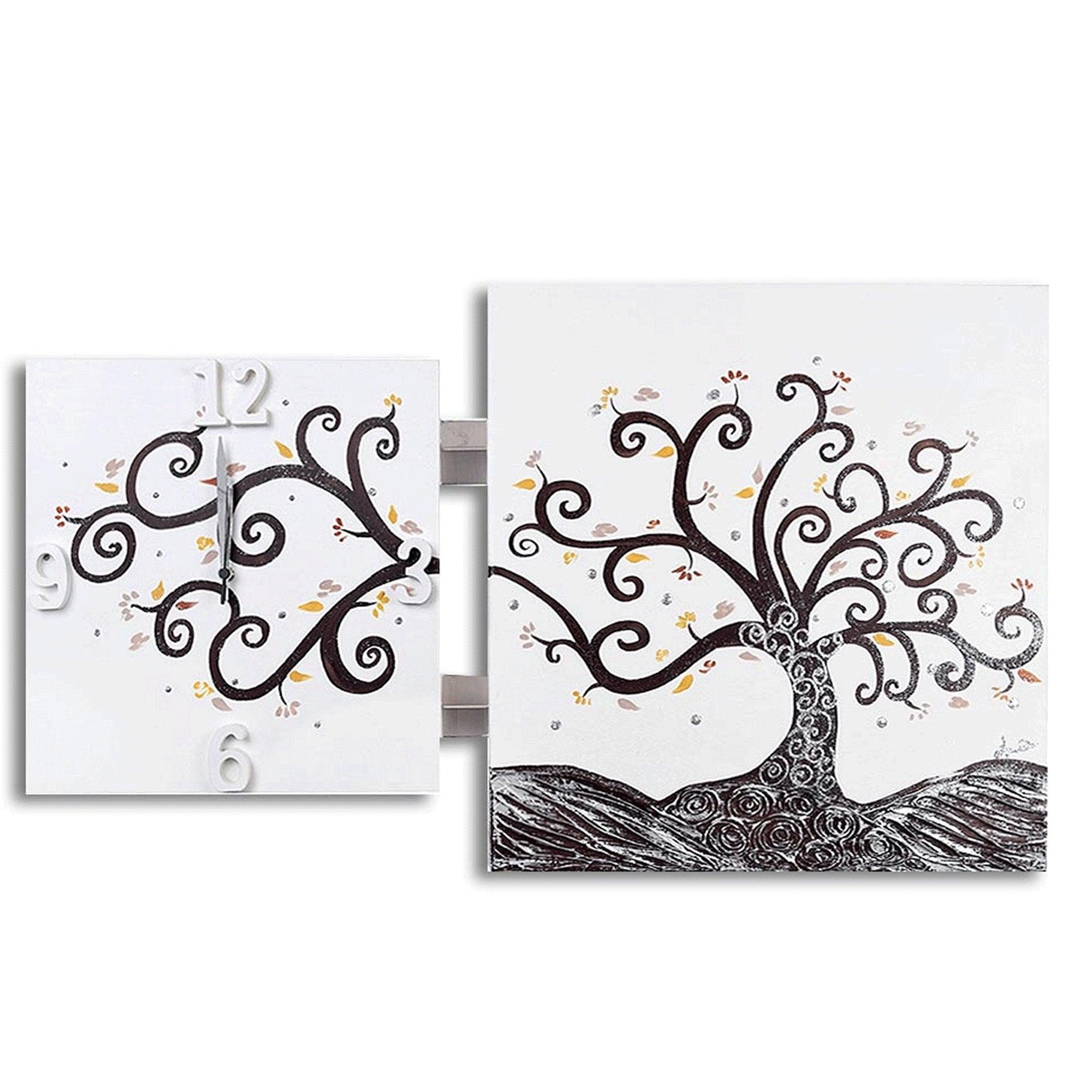 Quadro con Orologio Multipannello Albero della Vita Quadri con Orologio Albalu Bomboniere