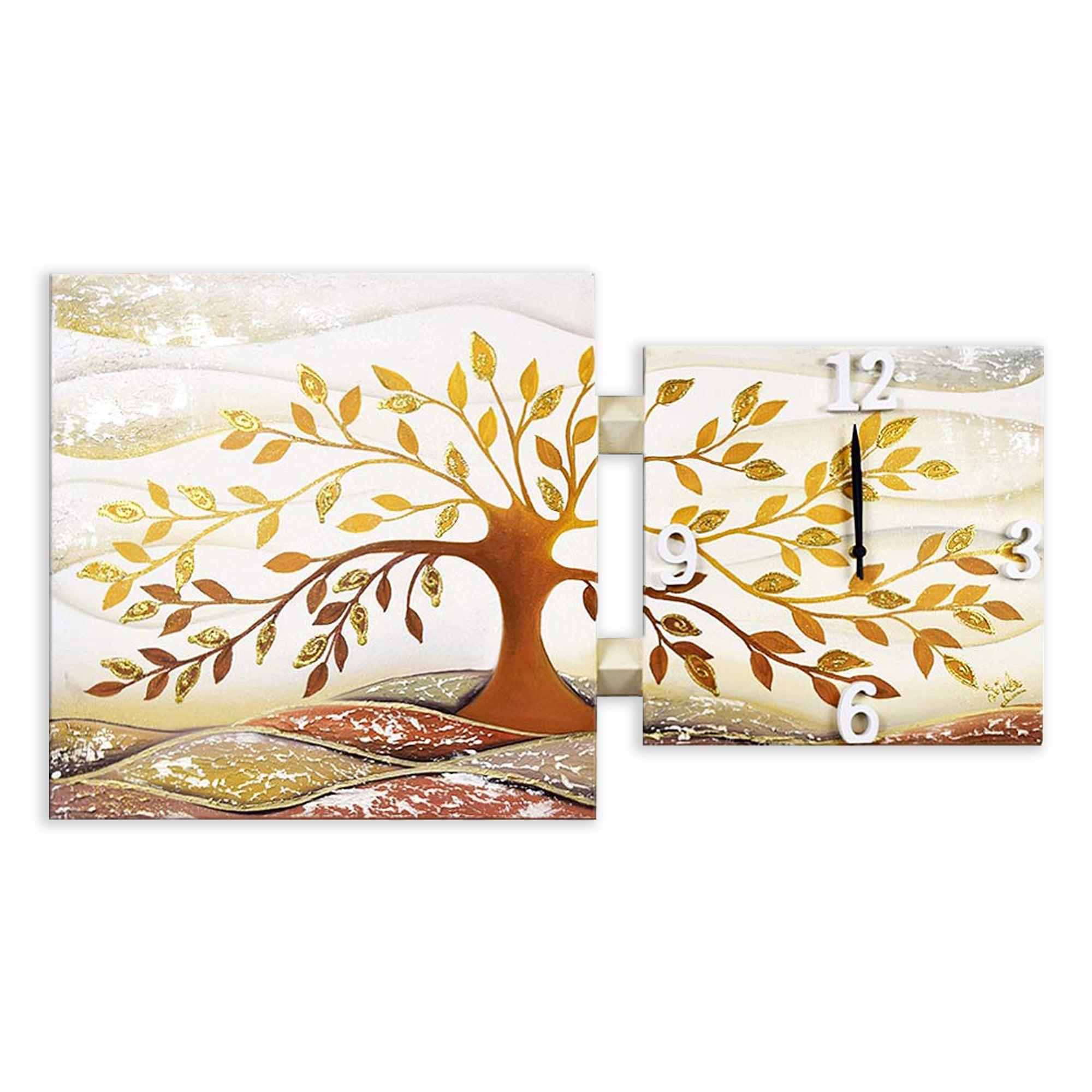 Quadro con Orologio Multipannello Albero della Vita Quadri con Orologio Albalu Bomboniere
