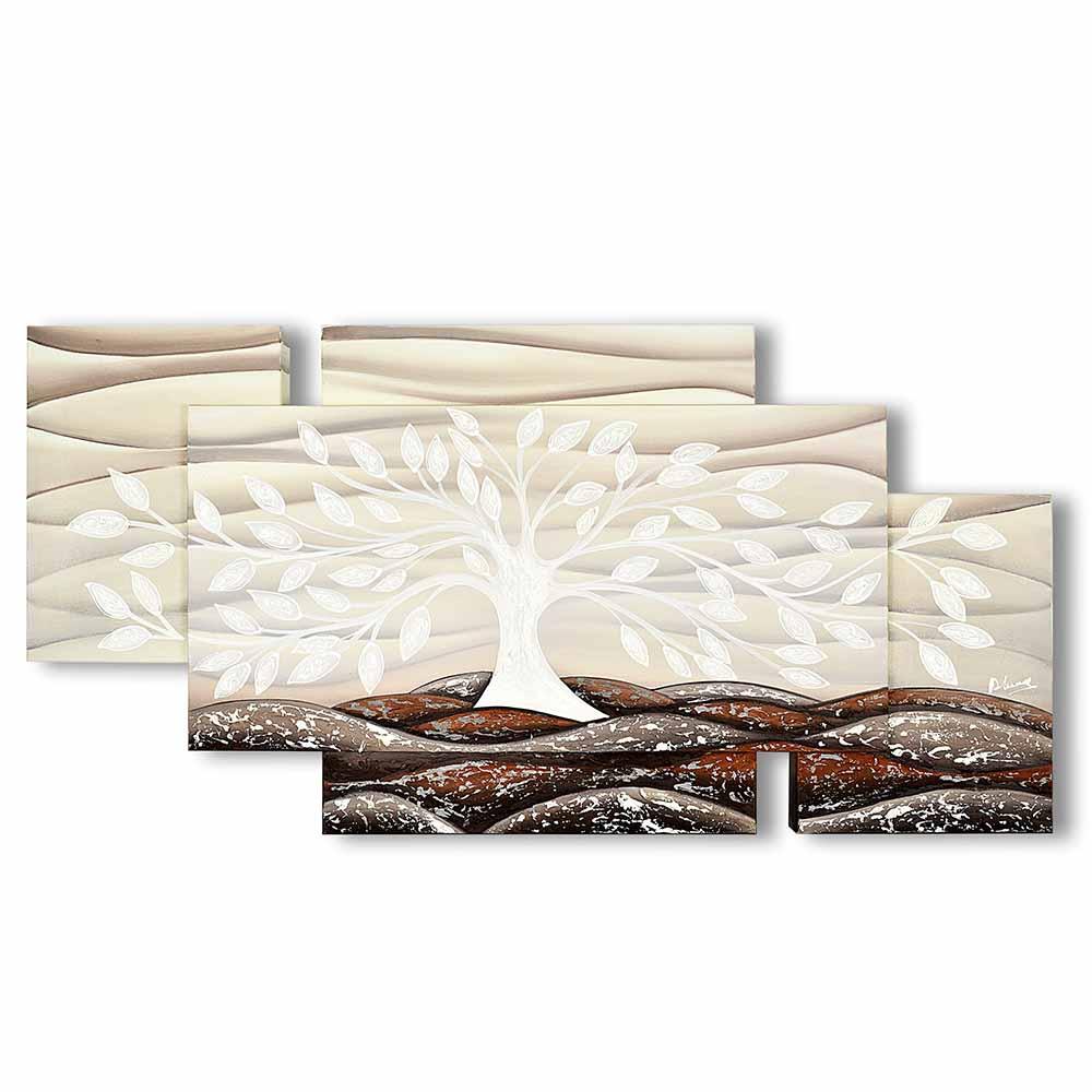 Quadro su Tela Albero della Vita Multipannello Quadri Multipannello Albalu Bomboniere