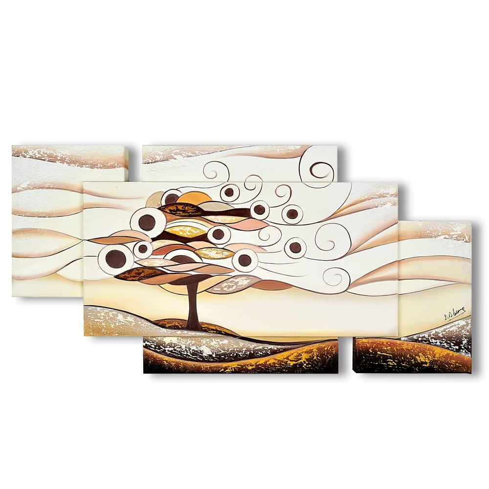 Quadro su Tela Albero della Vita Multipannello