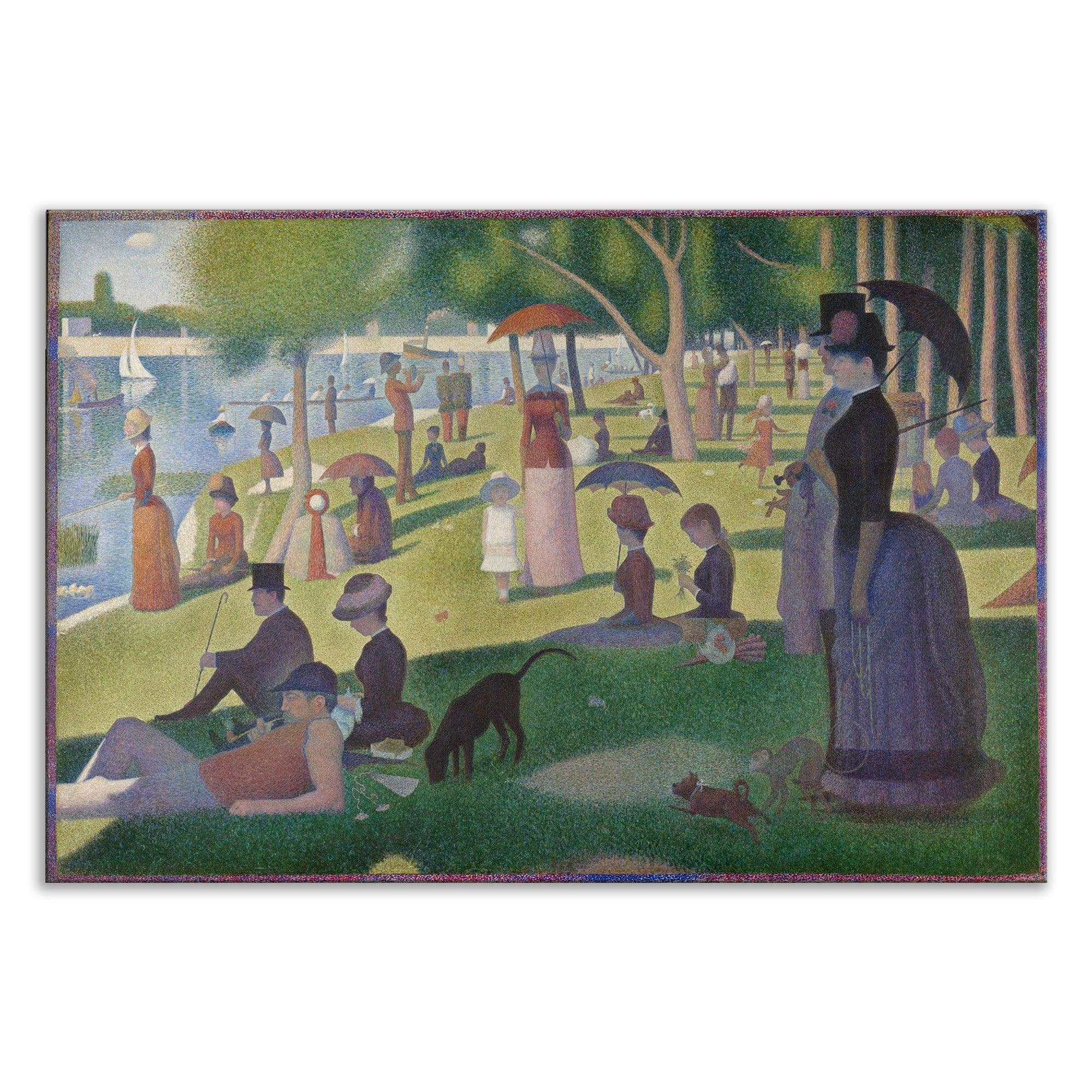 Quadro su tela A Sunday on la Grande Jatte (Georges Seurat)