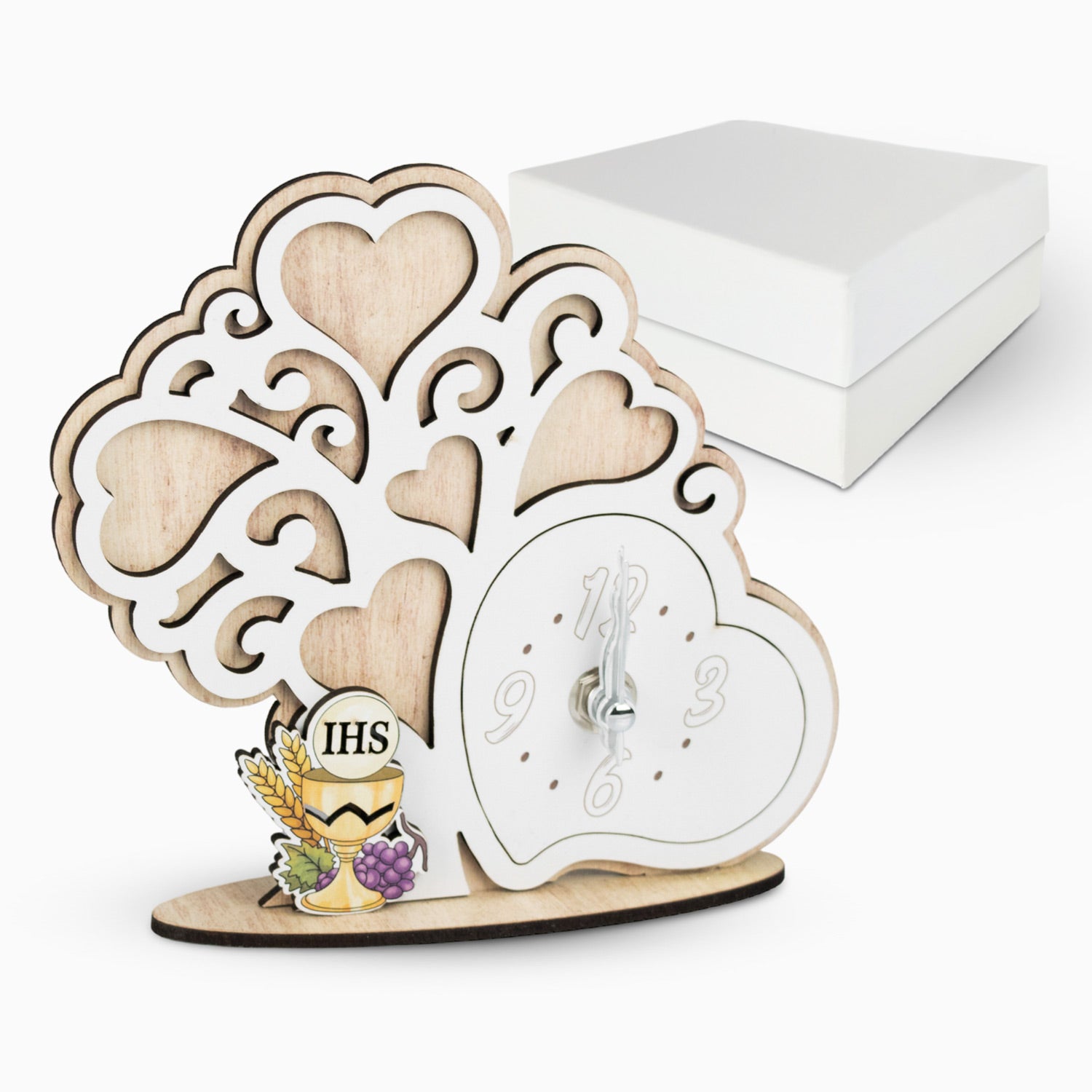 Bomboniera Albero della Vita Comunione Orologio con Scatola Orologi Albalu Bomboniere
