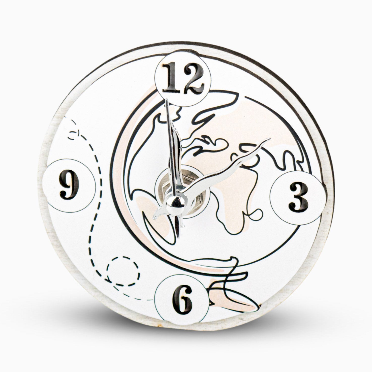 Bomboniera Orologio Mappamondo Tondo Con Scatola Inclusa Orologi Albalu Bomboniere